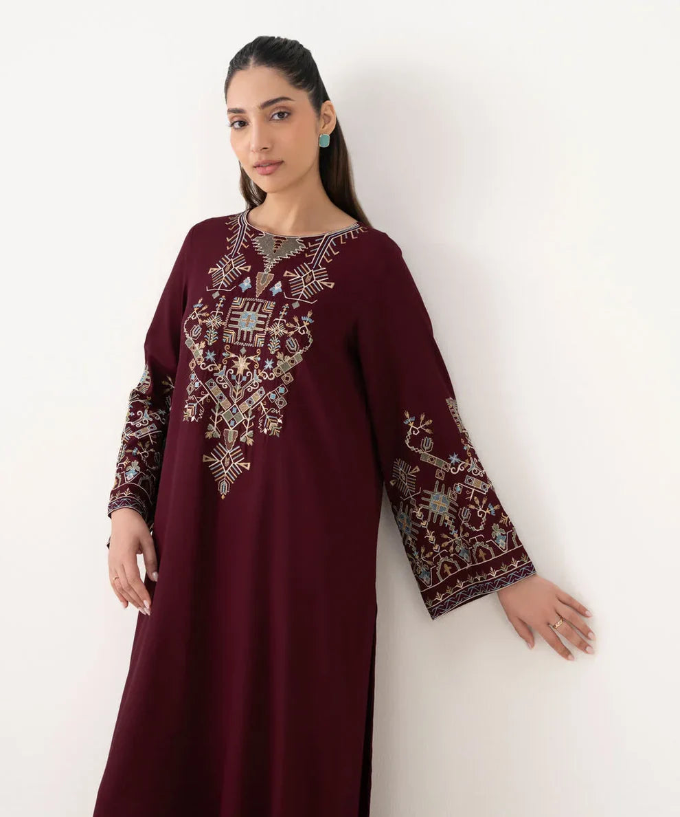 AYZA MAROON 2PCS