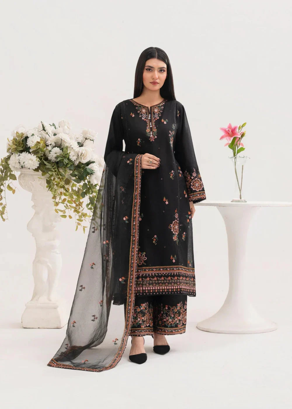HAREEM EMBROIDERED 3PCS